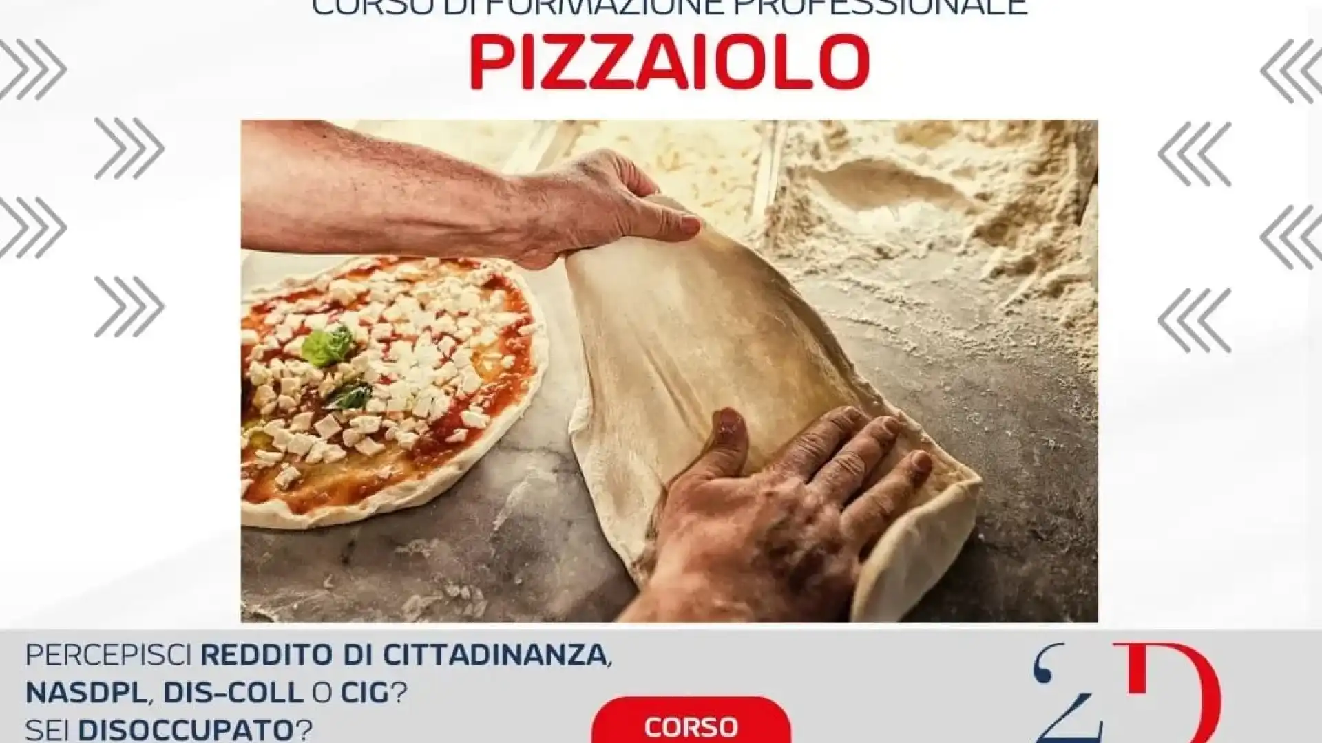 Isernia: alla 2D Formazione il corso gratuito da pizzaiolo. Disponibili ancora pochi posti.